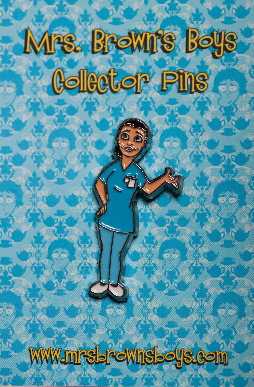 Maria Brown Pin