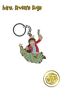 Mrs. Brown Xmas Tree Keychain