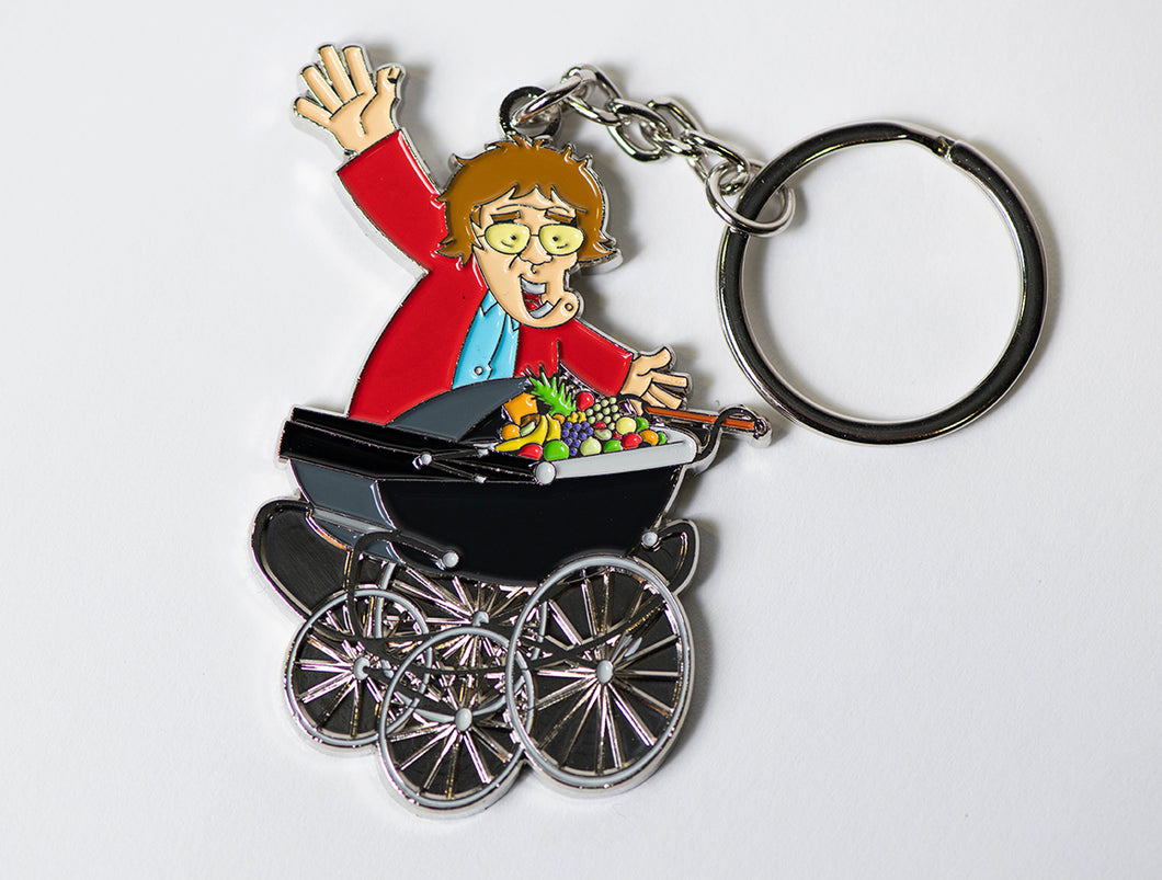 Agnes and Pram Keychain